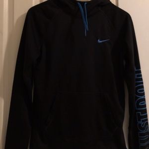 Black and Blue Nike Hoodie